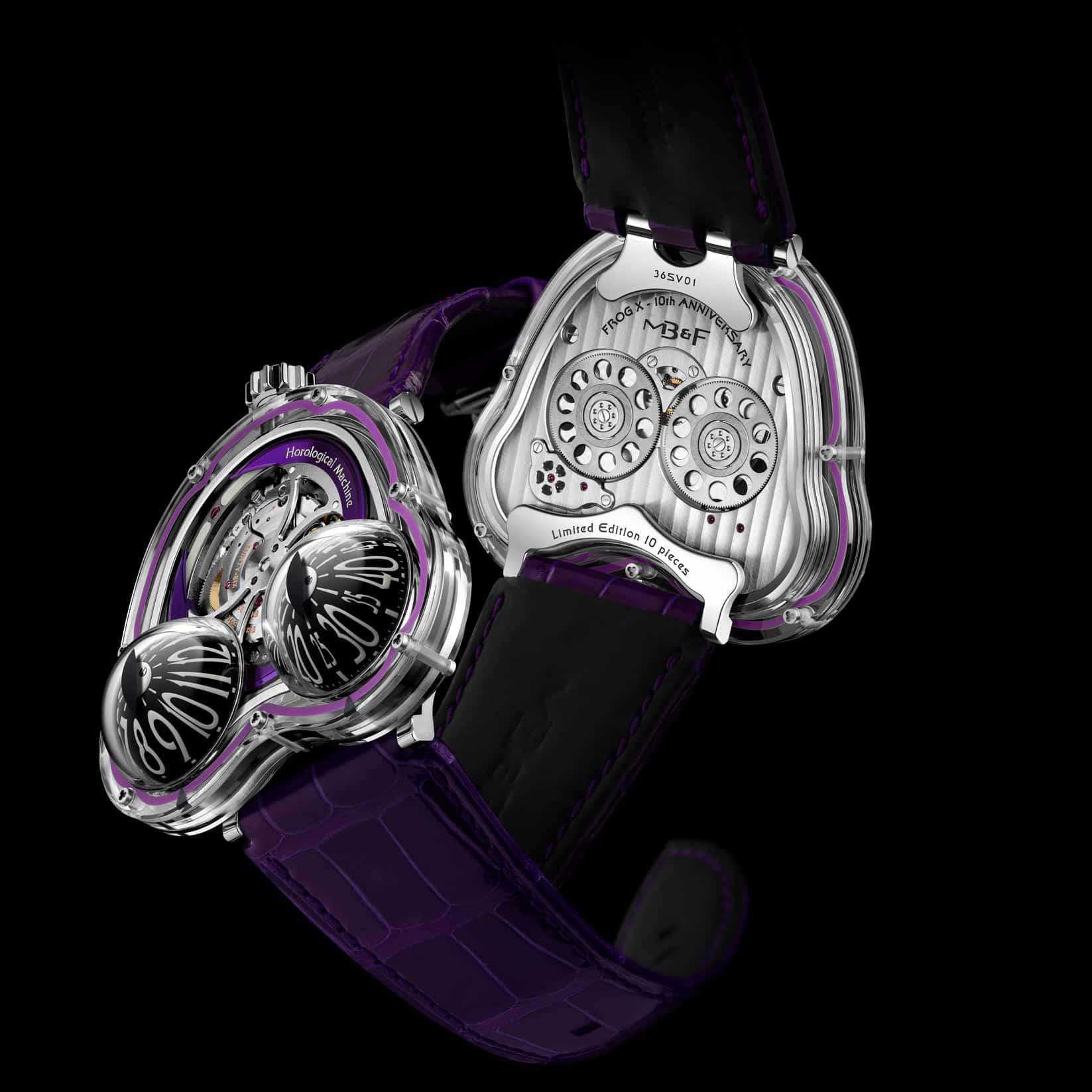 Exclusive MB&F HM3 Frog X Purple Watch | Provident Jewelry Collection