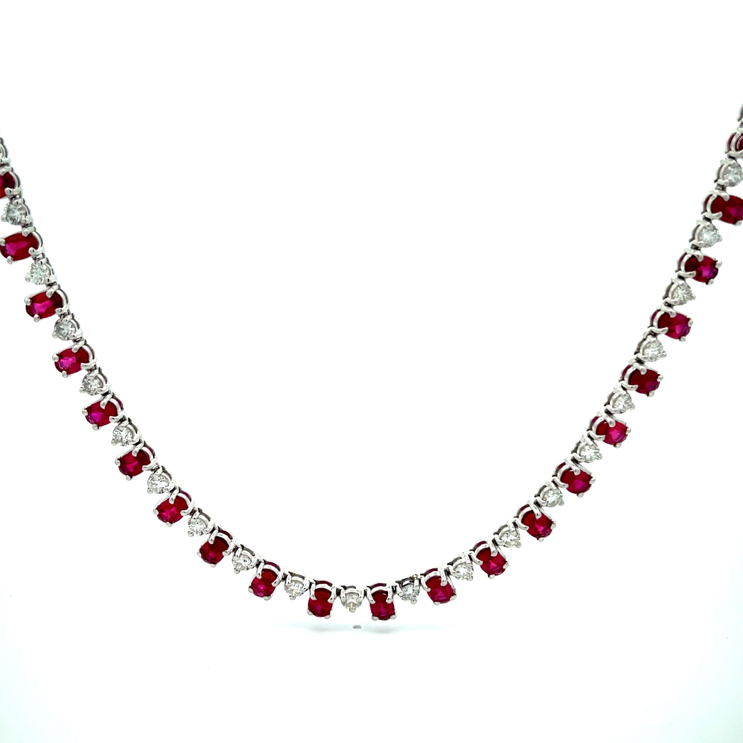 RUBY & DIAMOND NECKLACE
