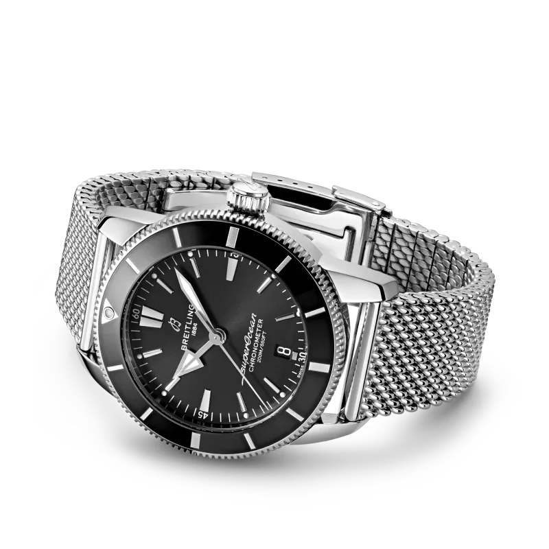 Superocean Heritage B20 Automatic 44- Stainless Steel/ Black Dial - Provident Jewelry