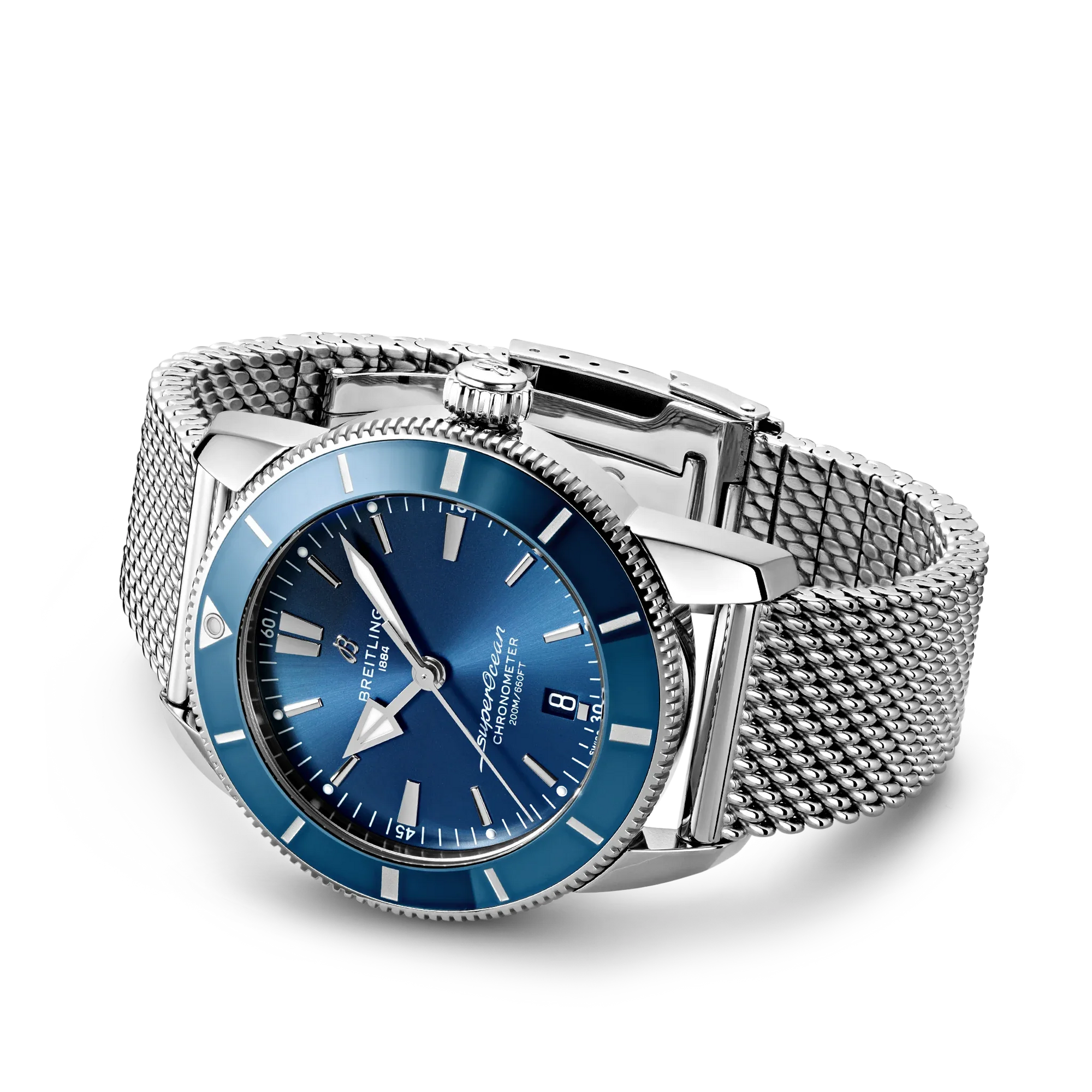 Superocean Heritage B20 Automatic 44- Stainless Steel/ Blue Dial - Provident Jewelry
