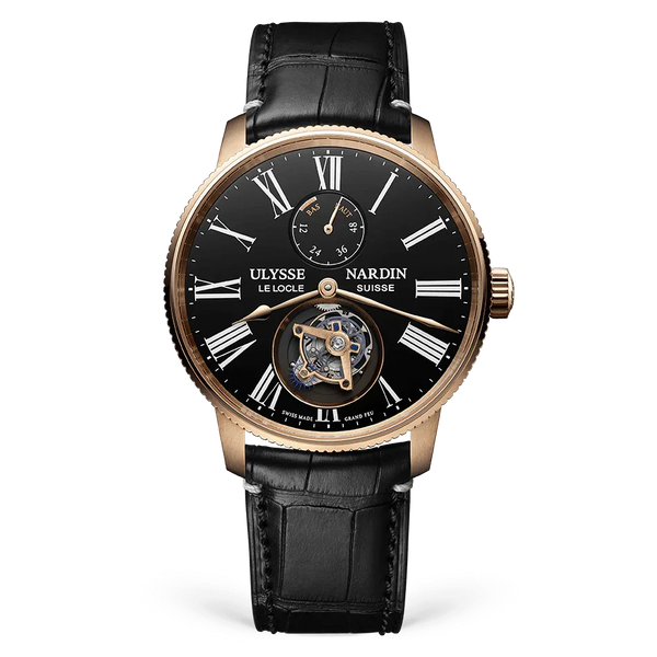 Marine Torpilleur Tourbillon 42mm Rose Gold - Provident Jewelry