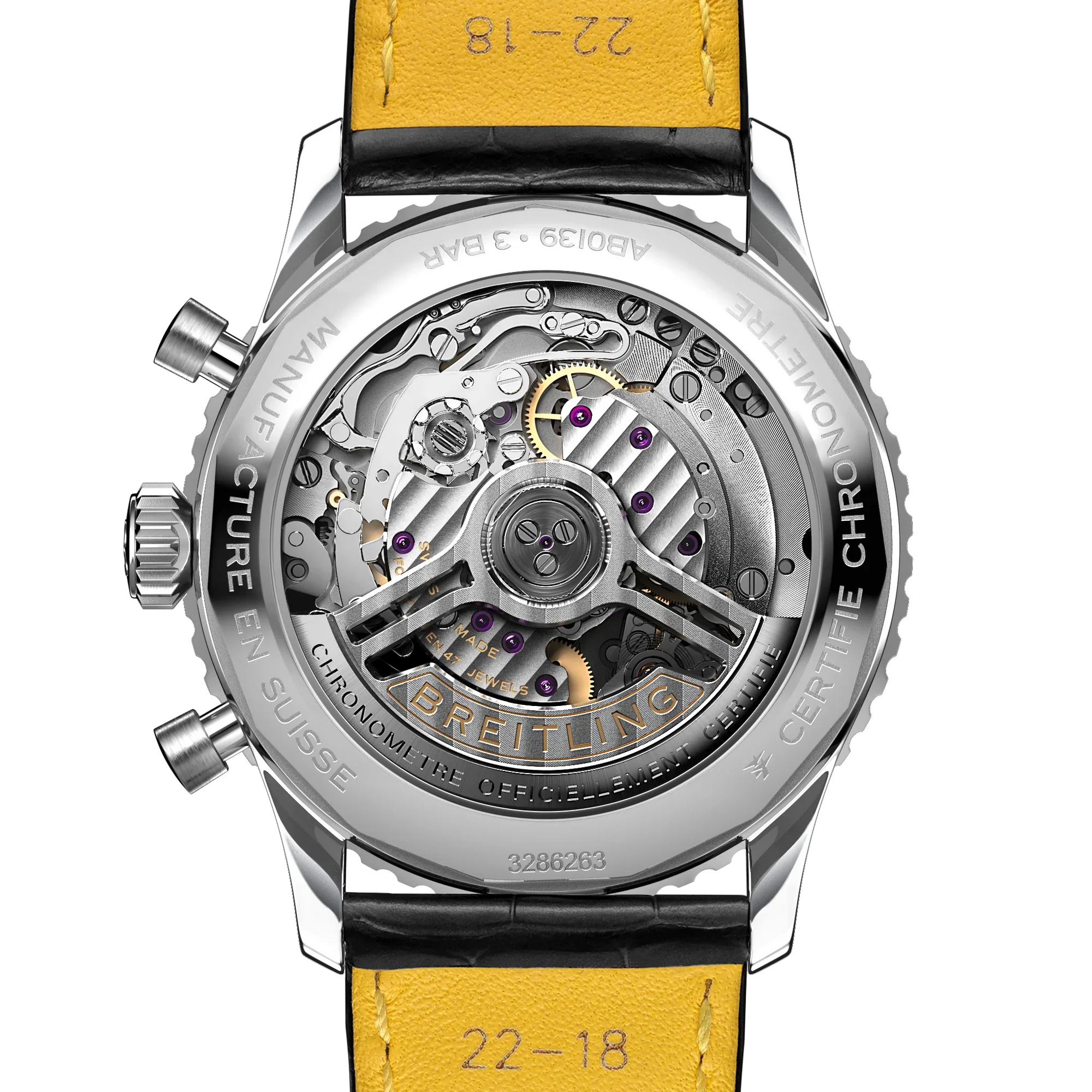 Navitimer B01 Chronograph 41- Stainless Steel/Navy Blue - Provident Jewelry