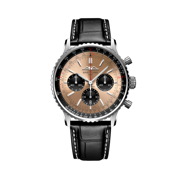 Navitimer B01 Chronograph 43- Stainless Steel/Black - Provident Jewelry