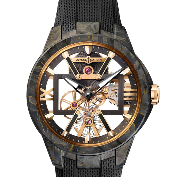 Blast Skeleton X 42mm Gold Carbonium - Provident Jewelry