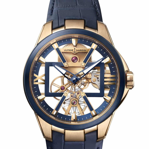 Blast Skeleton X 42mm Blue DLC Titanium - Provident Jewelry