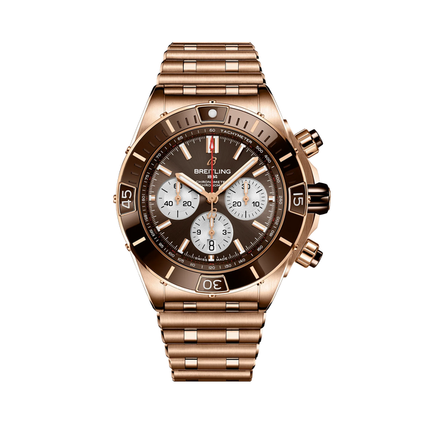 Super Chronomat B01 44- 18K Red Gold Band/ Brown Dial | Provident