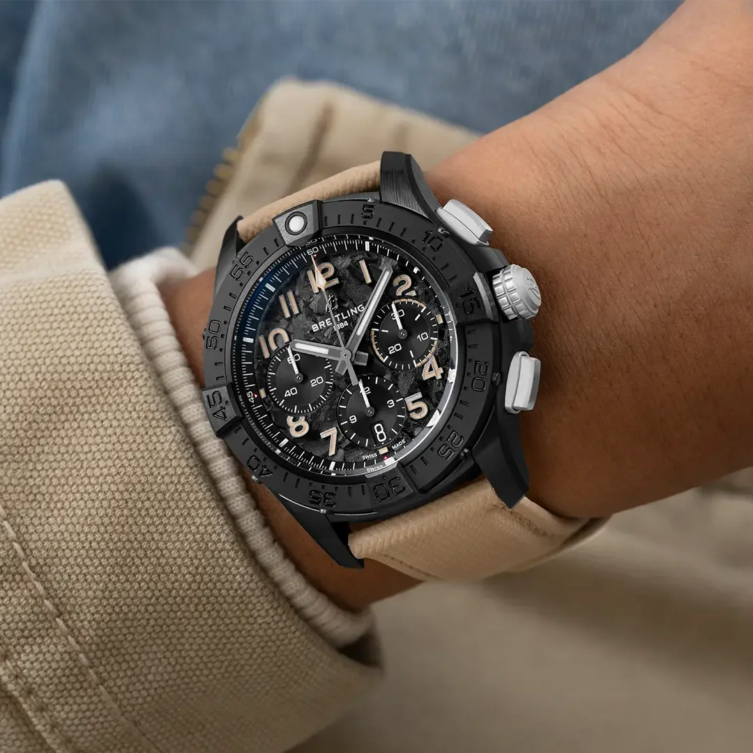 Avenger B01 Chronograph 42 Night Mission- Ceramic/Sand - Provident Jewelry