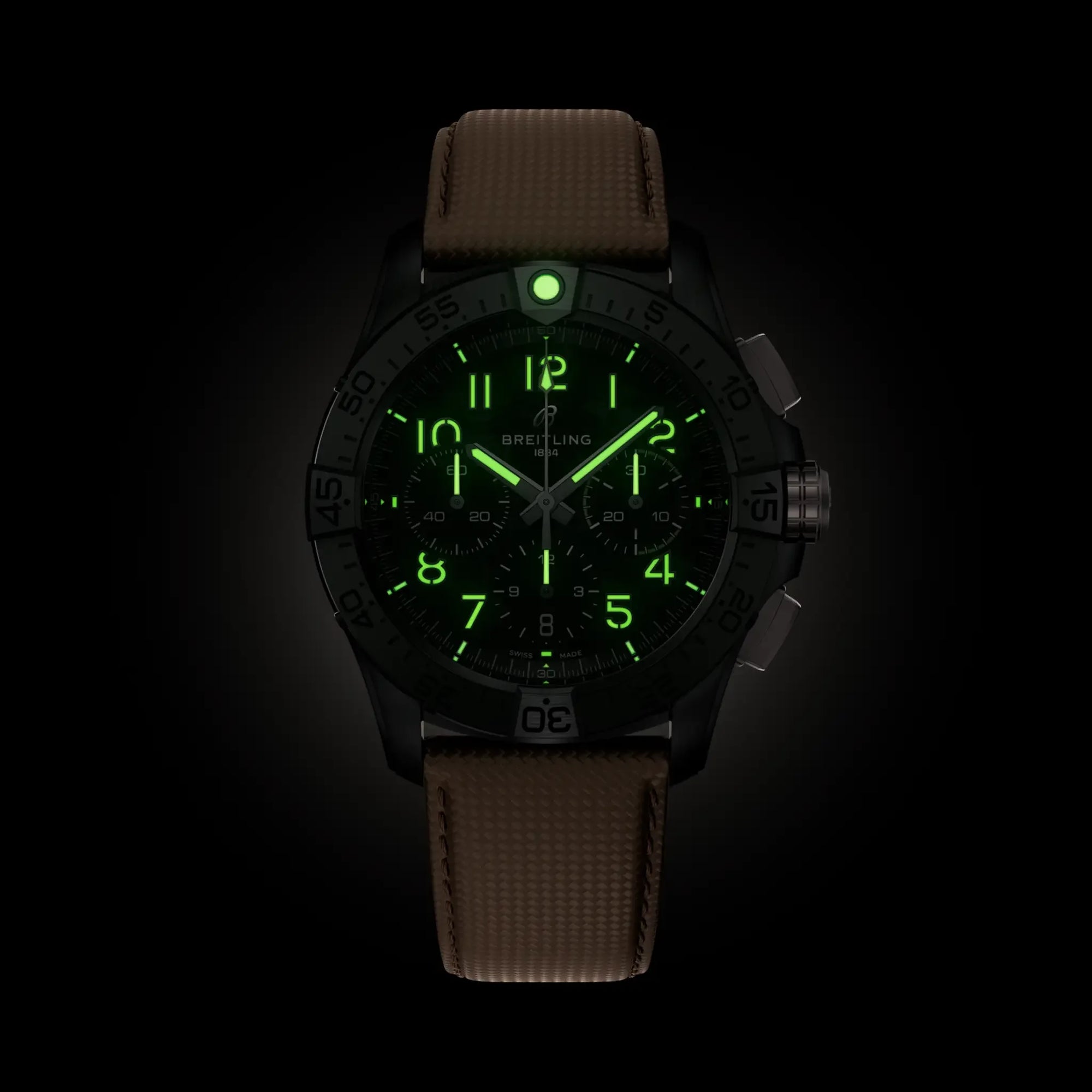 Avenger B01 Chronograph 42 Night Mission- Ceramic/Sand - Provident Jewelry