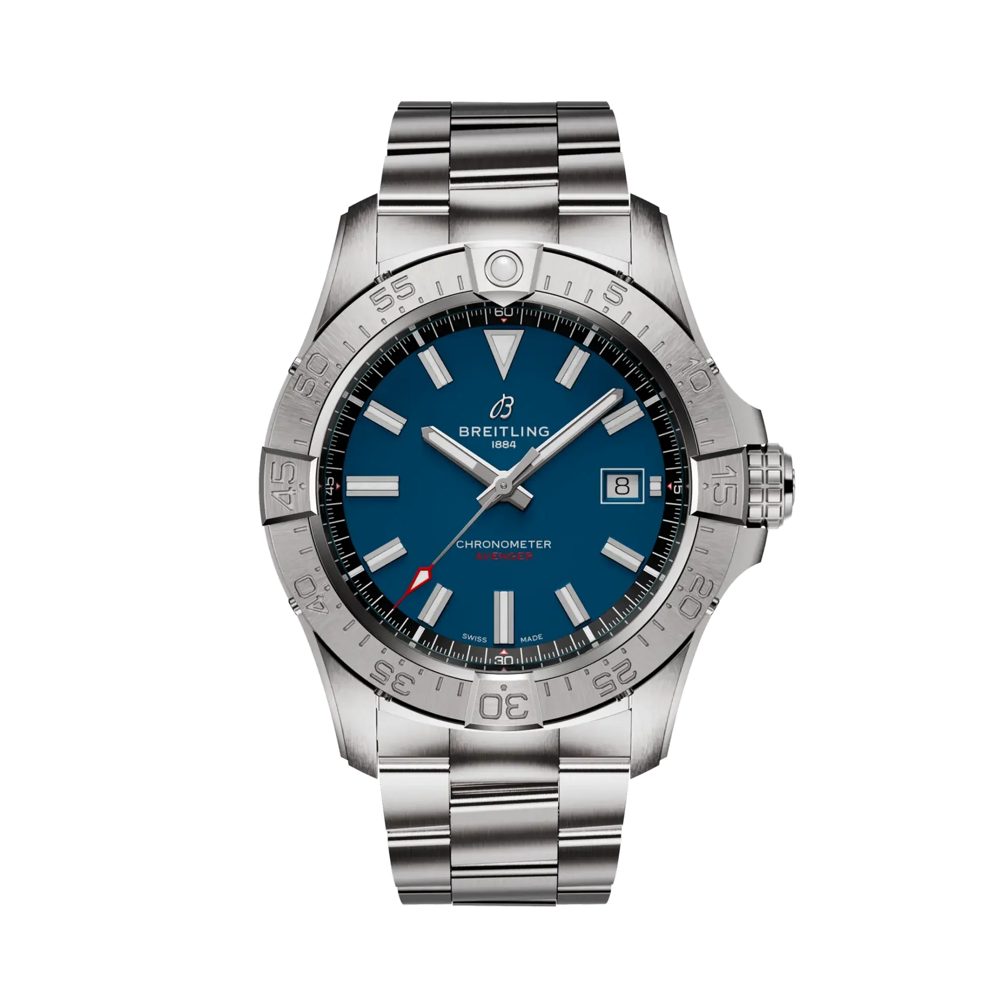 Avenger Automatic 42- Stainless Steel/ Blue Dial - Provident Jewelry