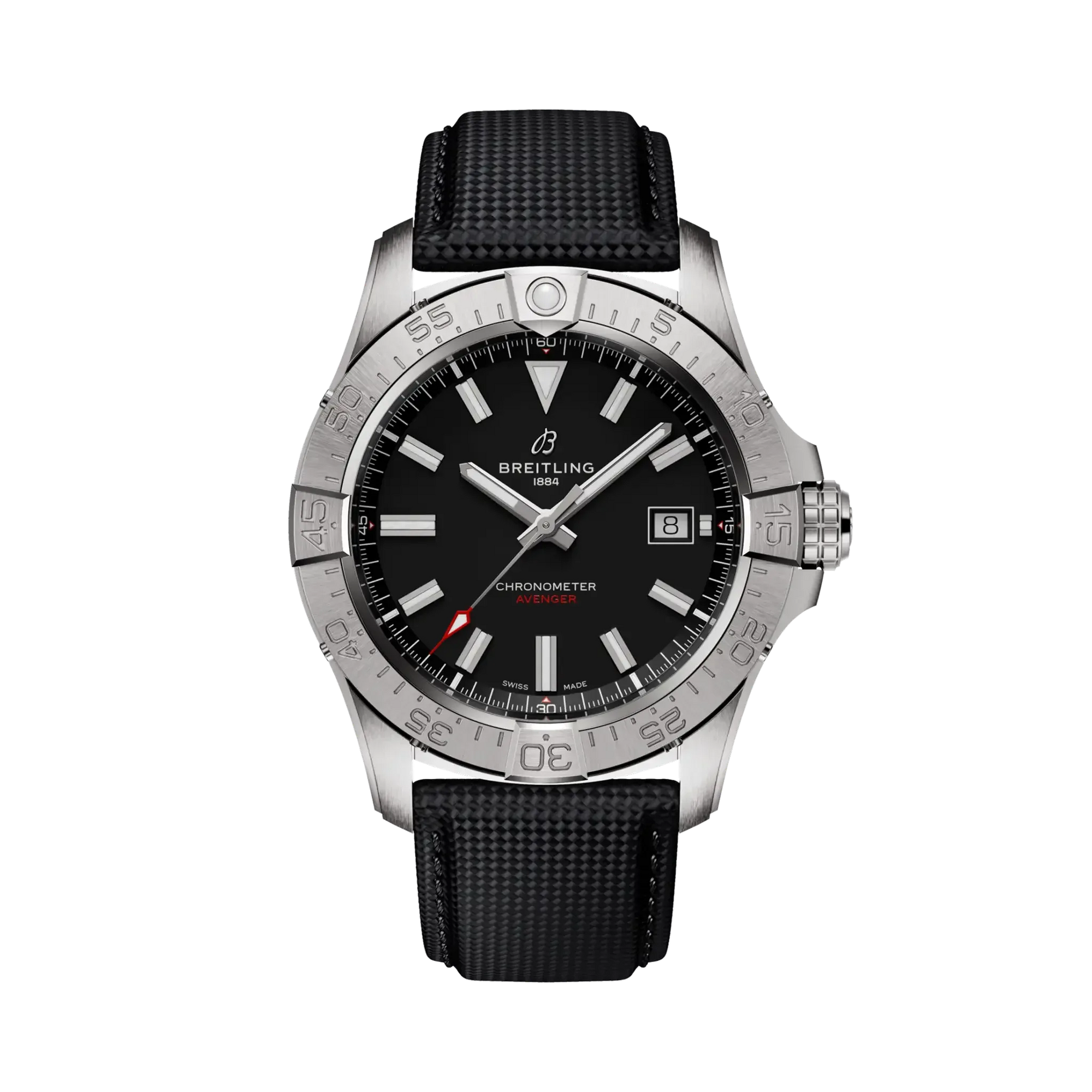 Avenger Automatic 42- Stainless Steel/ Black - Provident Jewelry
