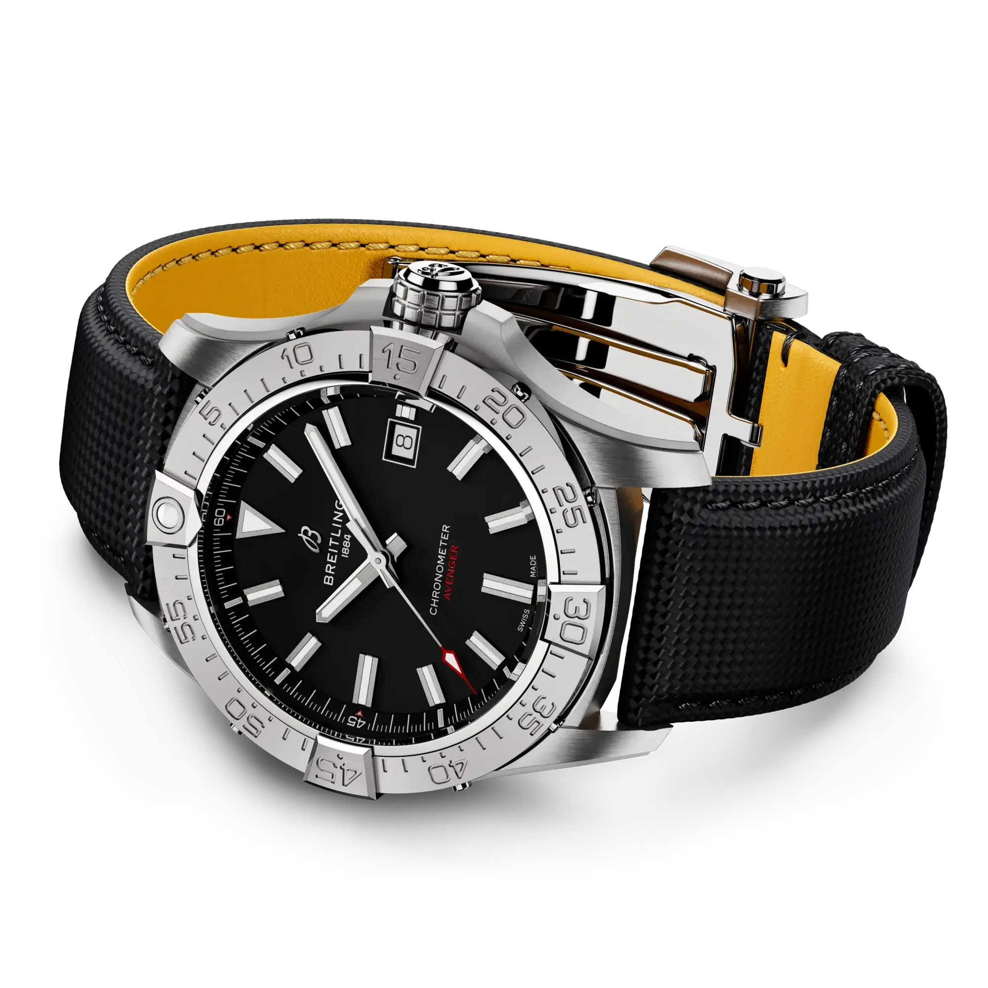 Avenger Automatic 42- Stainless Steel/ Black - Provident Jewelry
