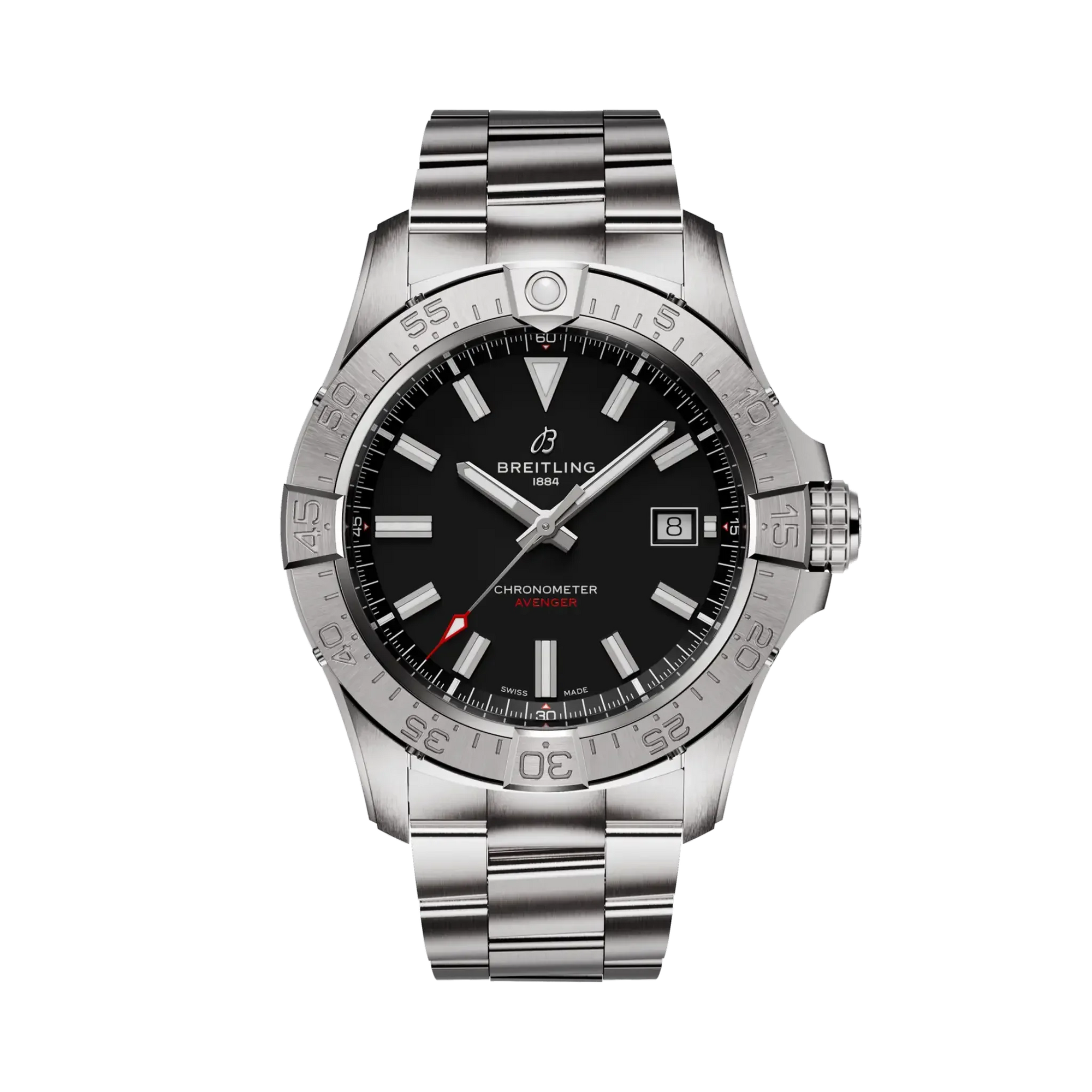 Avenger Automatic 42- Stainless Steel/ Black Dial - Provident Jewelry