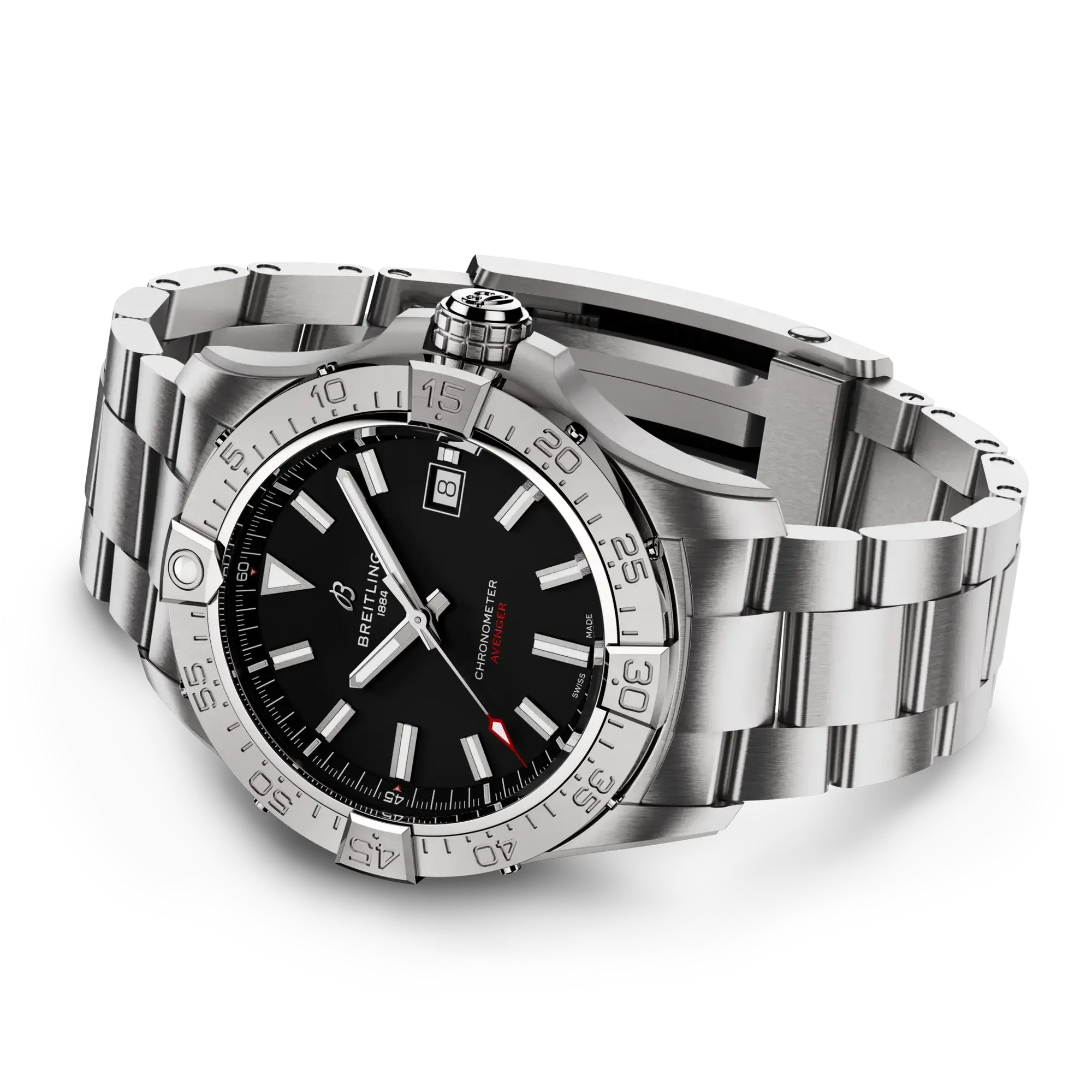 Avenger Automatic 42- Stainless Steel/ Black Dial - Provident Jewelry