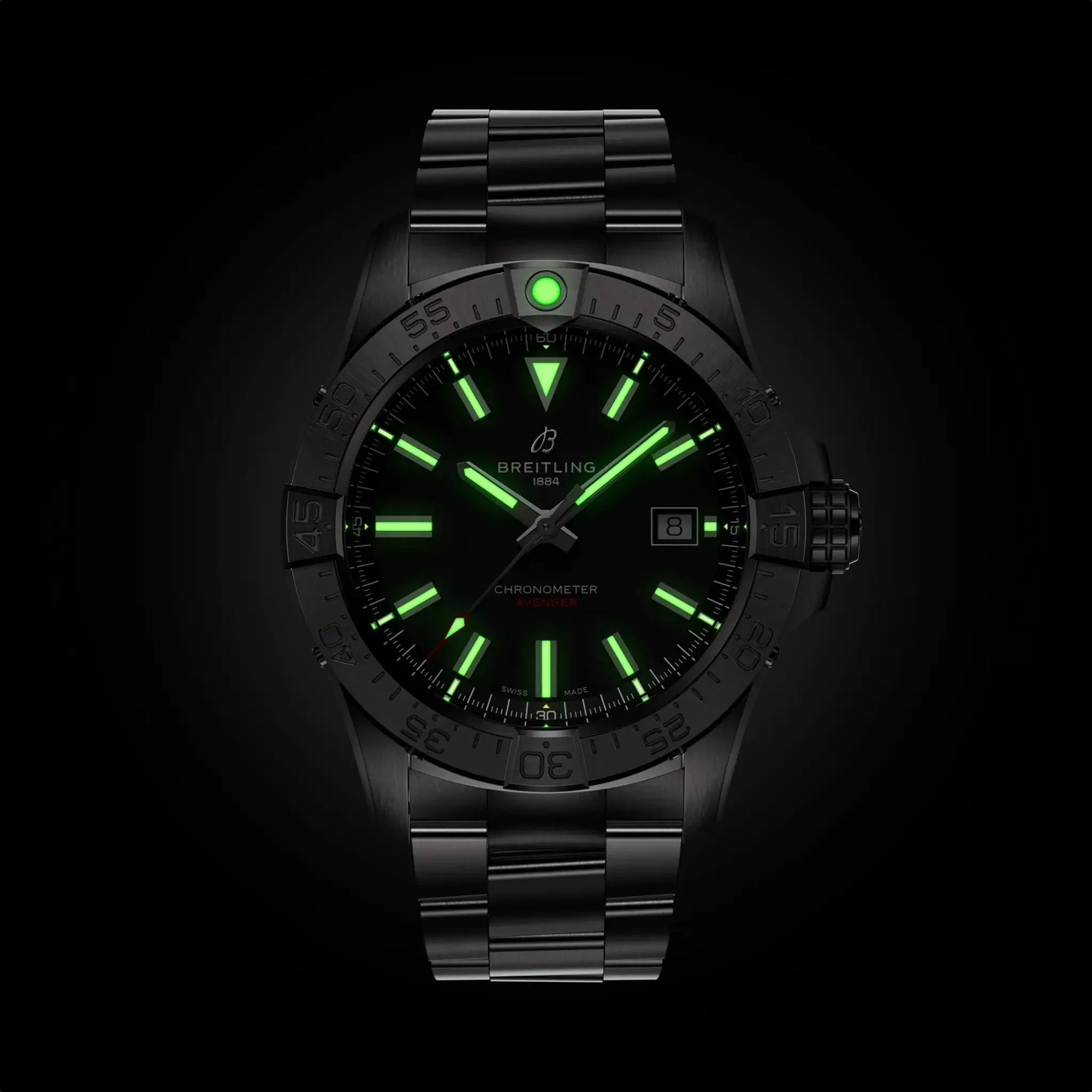 Avenger Automatic 42- Stainless Steel/ Black Dial - Provident Jewelry