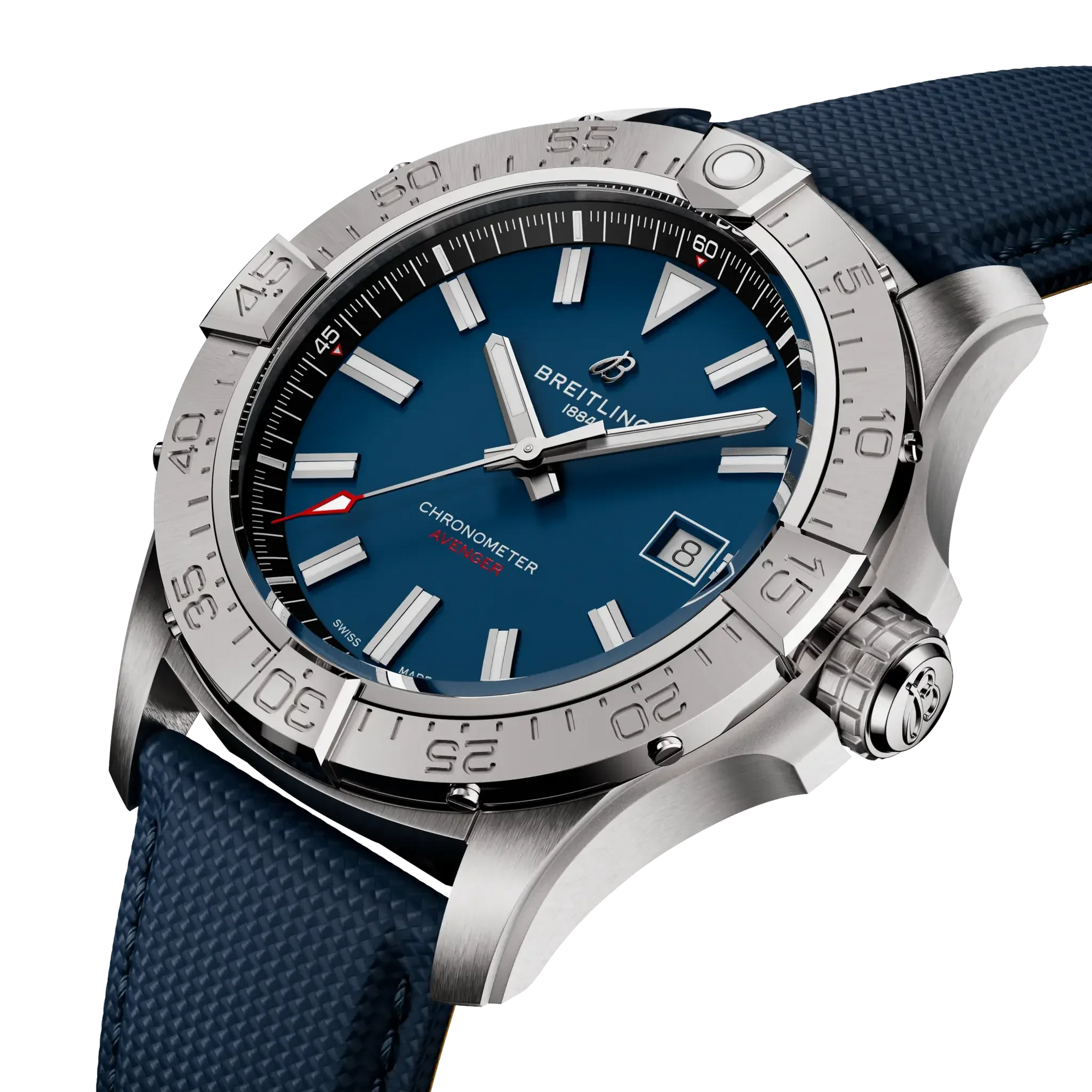 Avenger Automatic 42- Stainless Steel/ Blue - Provident Jewelry