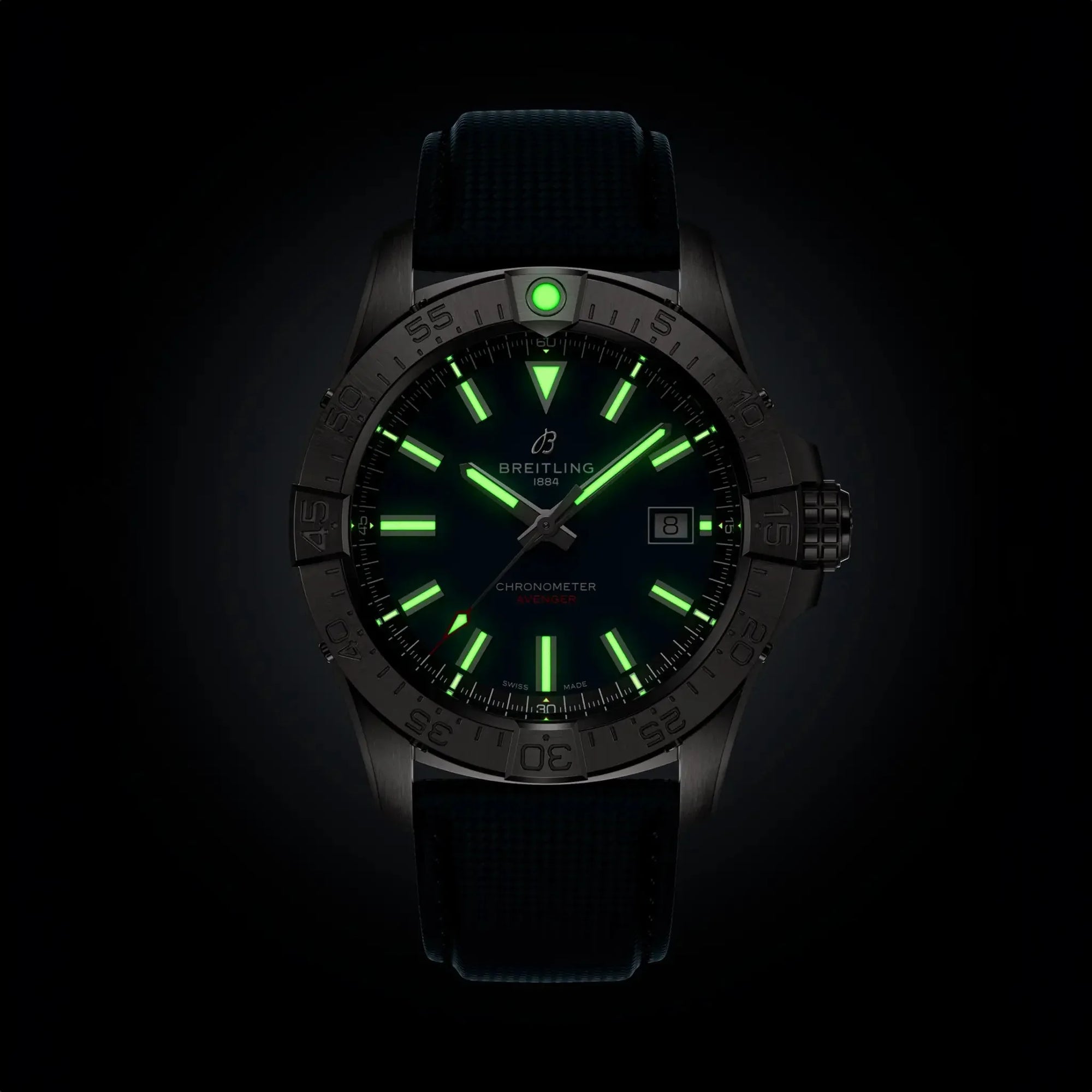 Avenger Automatic 42- Stainless Steel/ Blue - Provident Jewelry