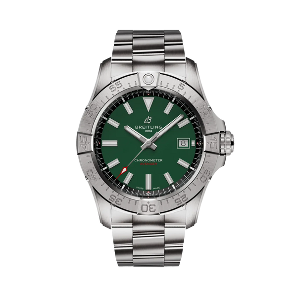 Avenger Automatic 42- Stainless Steel/ Green Dial - Provident Jewelry