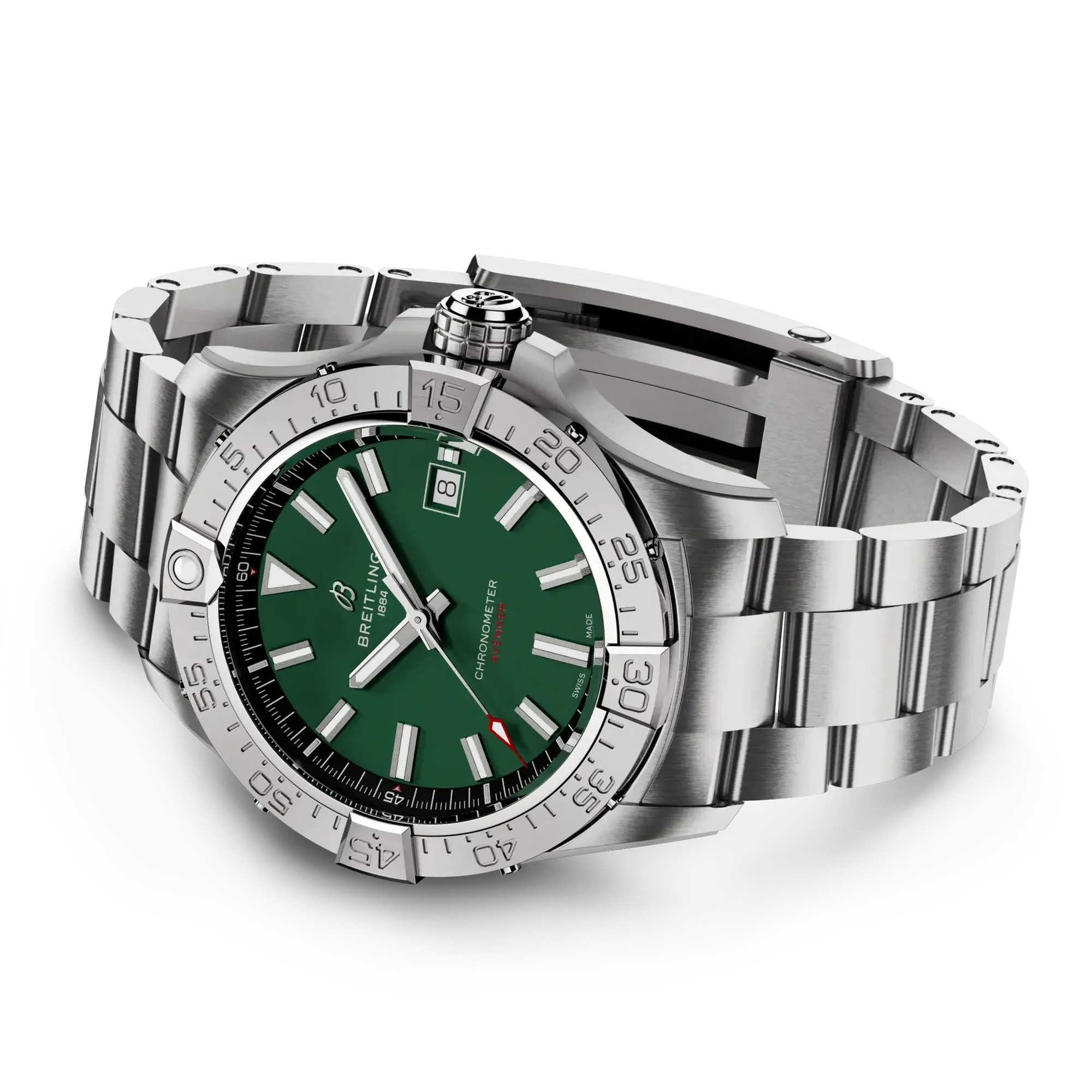 Avenger Automatic 42- Stainless Steel/ Green Dial - Provident Jewelry