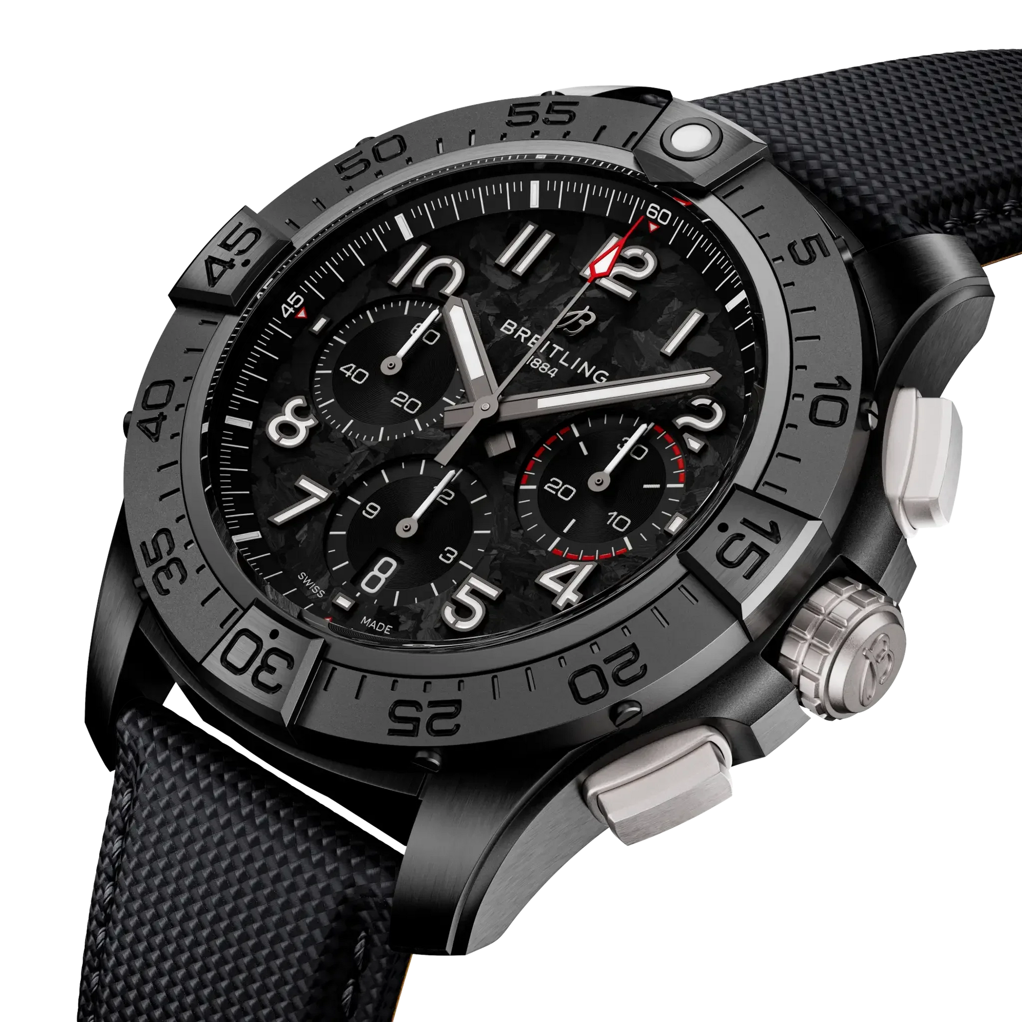 Avenger B01 Chronograph 44 Night Mission- Black - Provident Jewelry