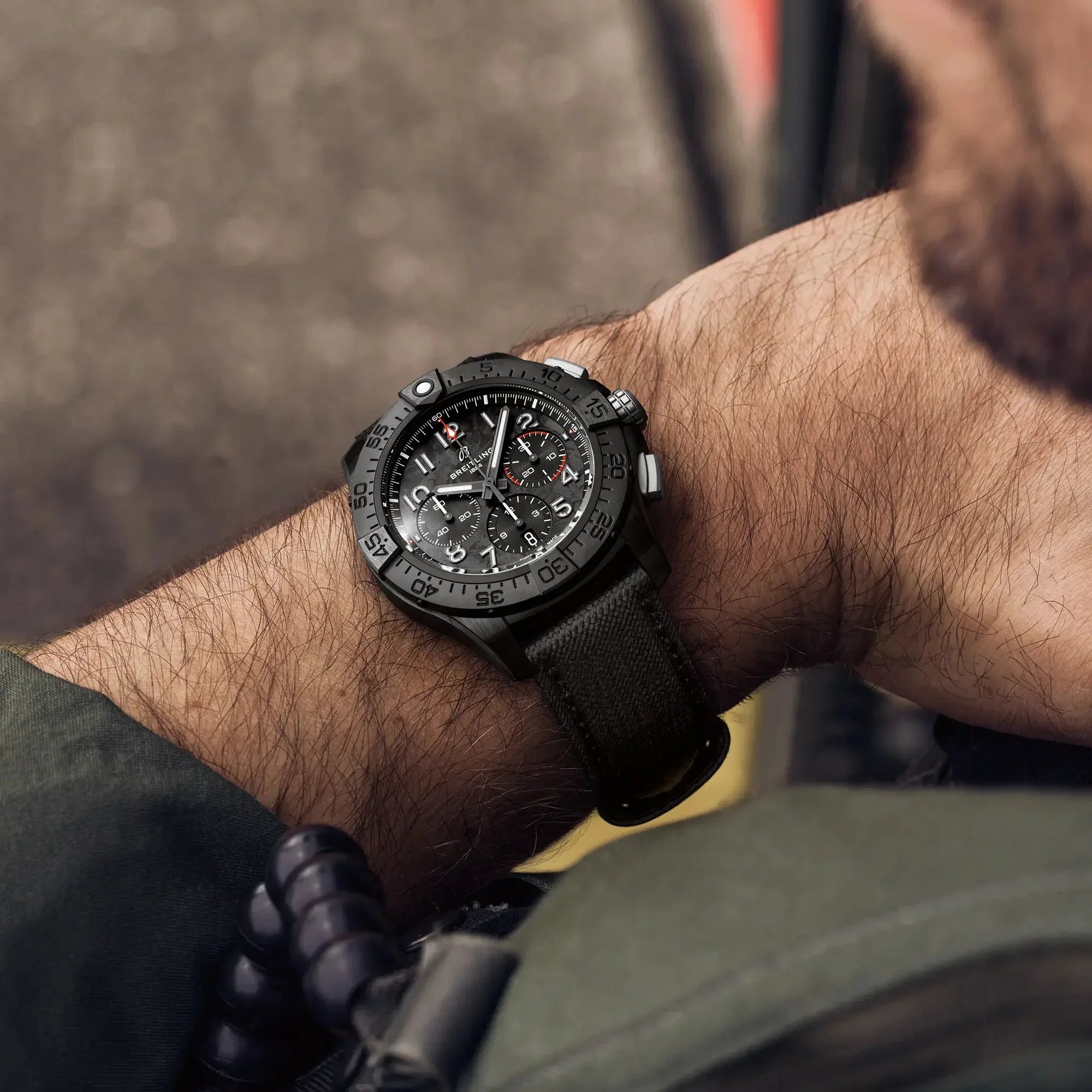 Avenger B01 Chronograph 44 Night Mission- Black - Provident Jewelry