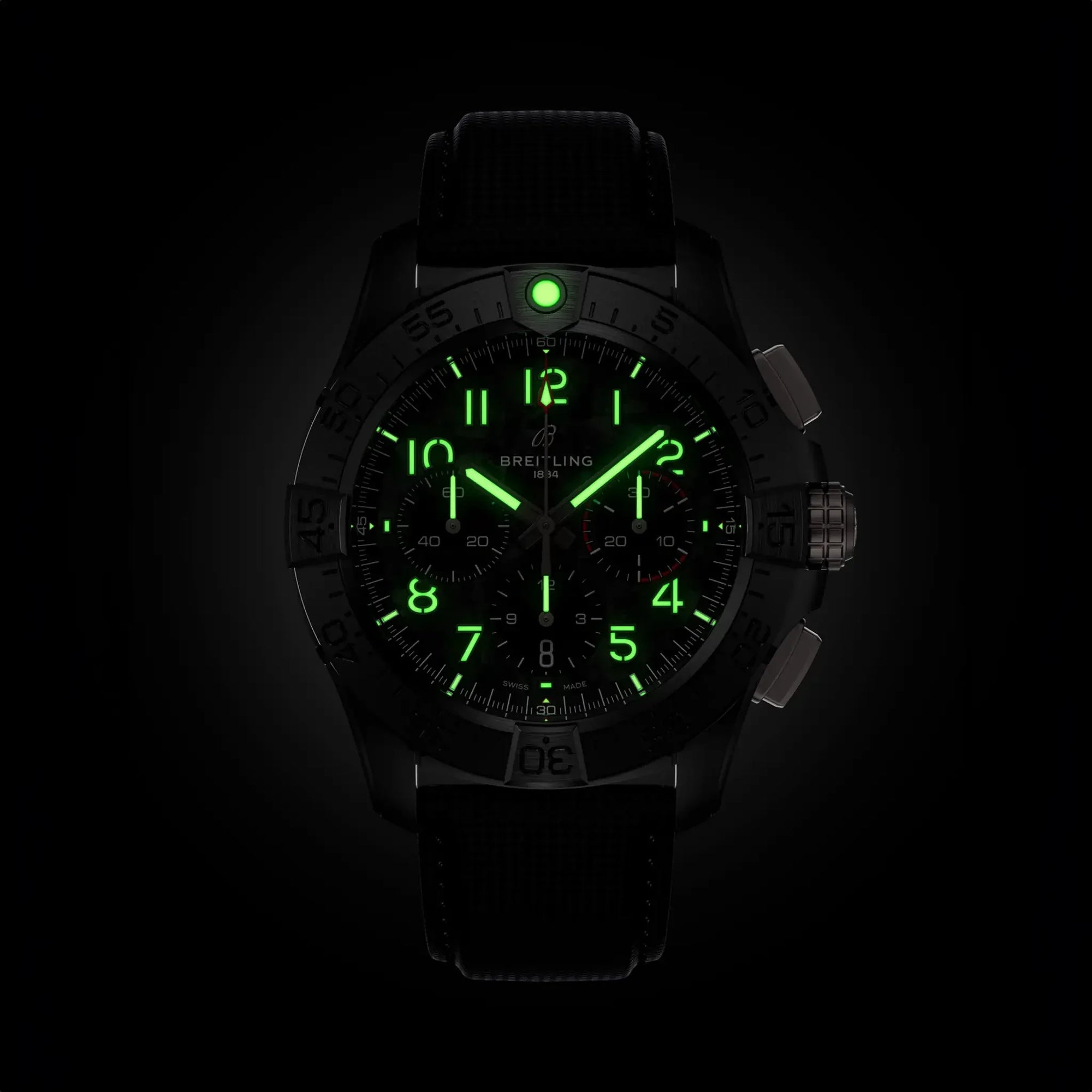 Avenger B01 Chronograph 44 Night Mission- Black - Provident Jewelry