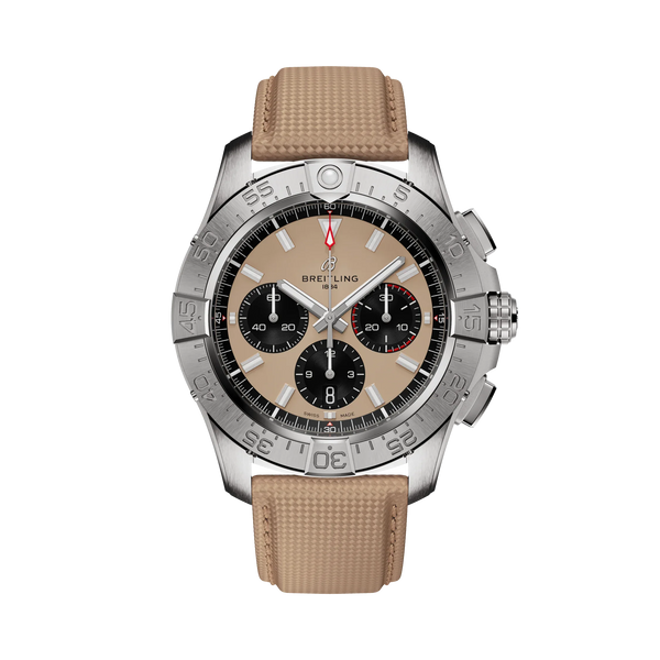 Avenger B01 Chronograph 44- Stainless Steel/Beige - Provident Jewelry