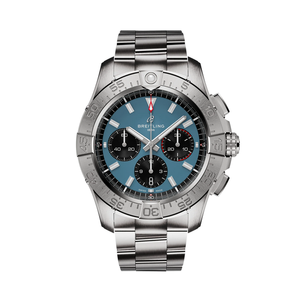 Avenger B01 Chronograph 44- Stainless Steel/Blue - Provident Jewelry