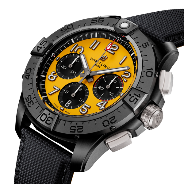 Avenger B01 Chronograph 44 Night Mission- Ceramic/ Black - Provident Jewelry