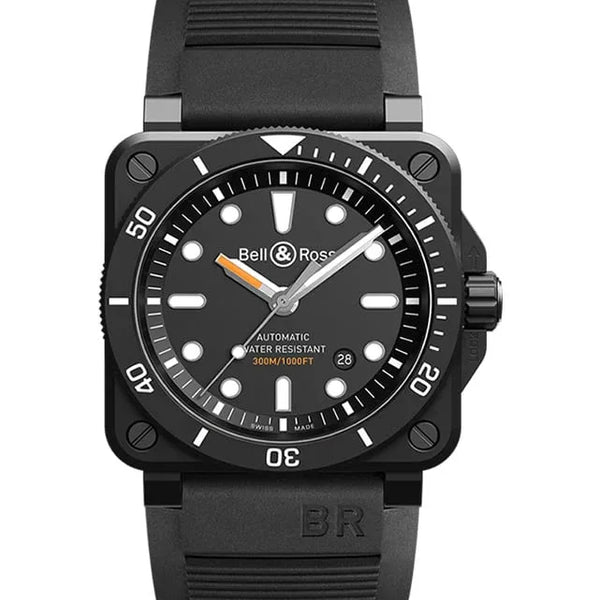 BR 03-92 Diver Black Matte - Provident Jewelry