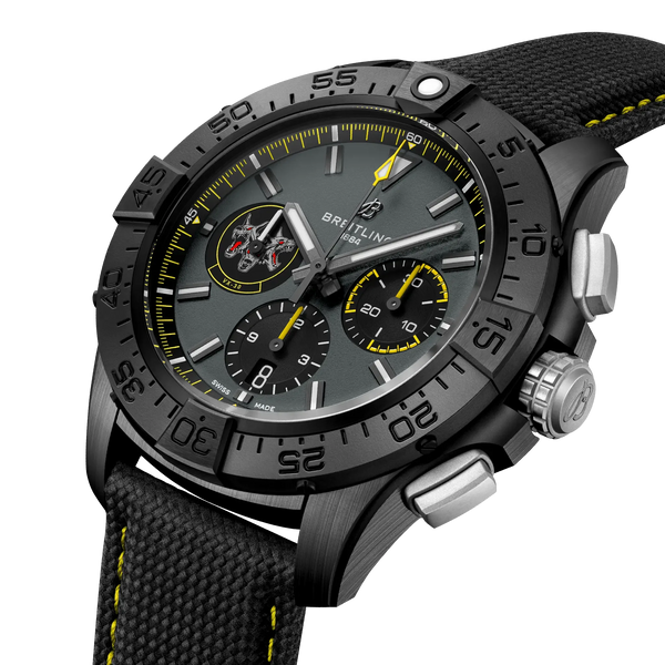 Avenger B01 Chronograph 44 Night Mission Bloodhounds- Ceramic/ Black - Provident Jewelry