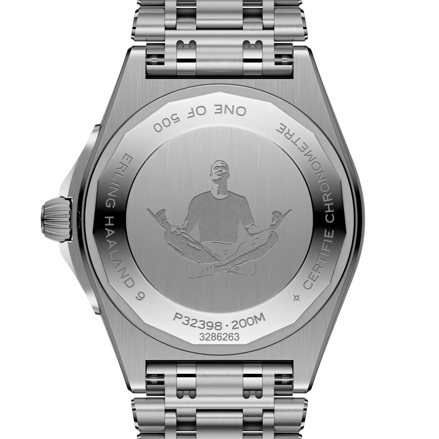 Chronomat Automatic GMT 40 Erling Haaland- Stainless Steel & Platinum- (Sold Out) - Provident Jewelry