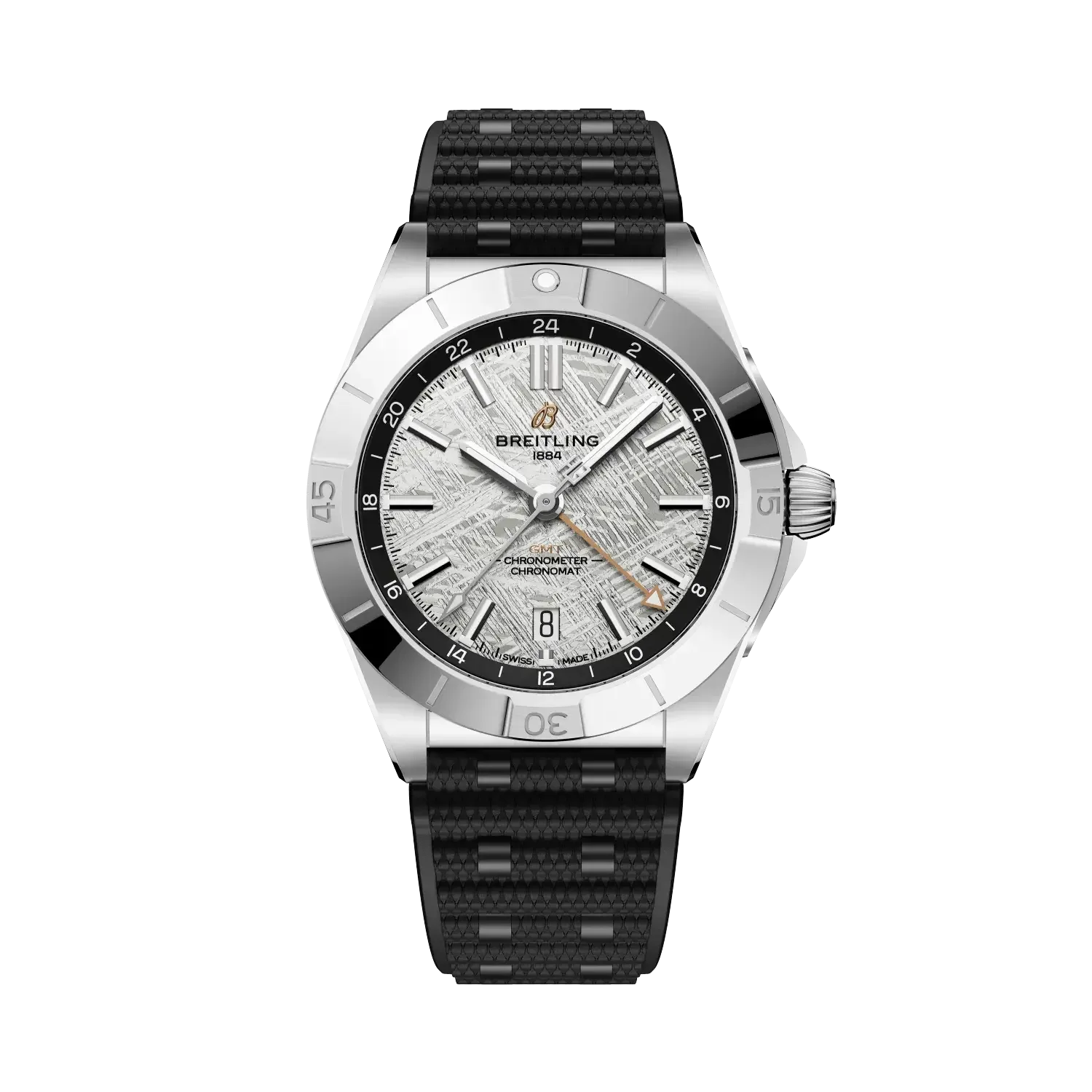 Chronomat Automatic GMT 40 Erling Haaland- Stainless Steel & Platinum/ Black (Sold Out) - Provident Jewelry