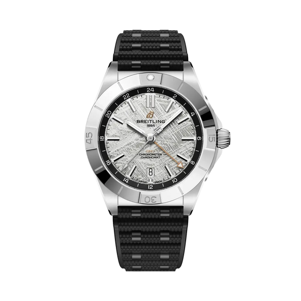 Chronomat Automatic GMT 40 Erling Haaland- Stainless Steel & Platinum/ Black (Sold Out) - Provident Jewelry