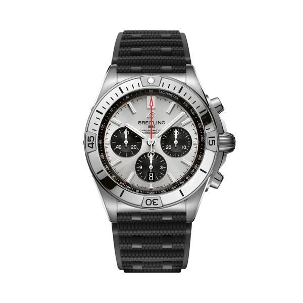 Chronomat B01 42- Stainless Steel/ White Dial - Provident Jewelry