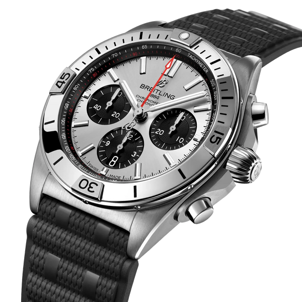 Chronomat B01 42- Stainless Steel/ White Dial - Provident Jewelry