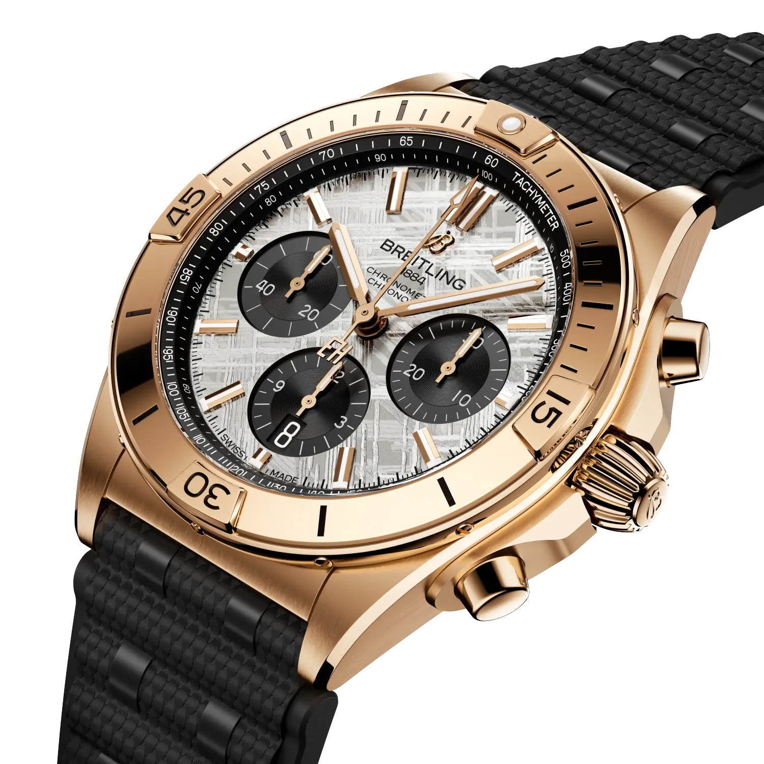 Chronomat B01 42 Erling Haaland- 18K Red Gold/ Black (Sold Out) Provident Jewelery