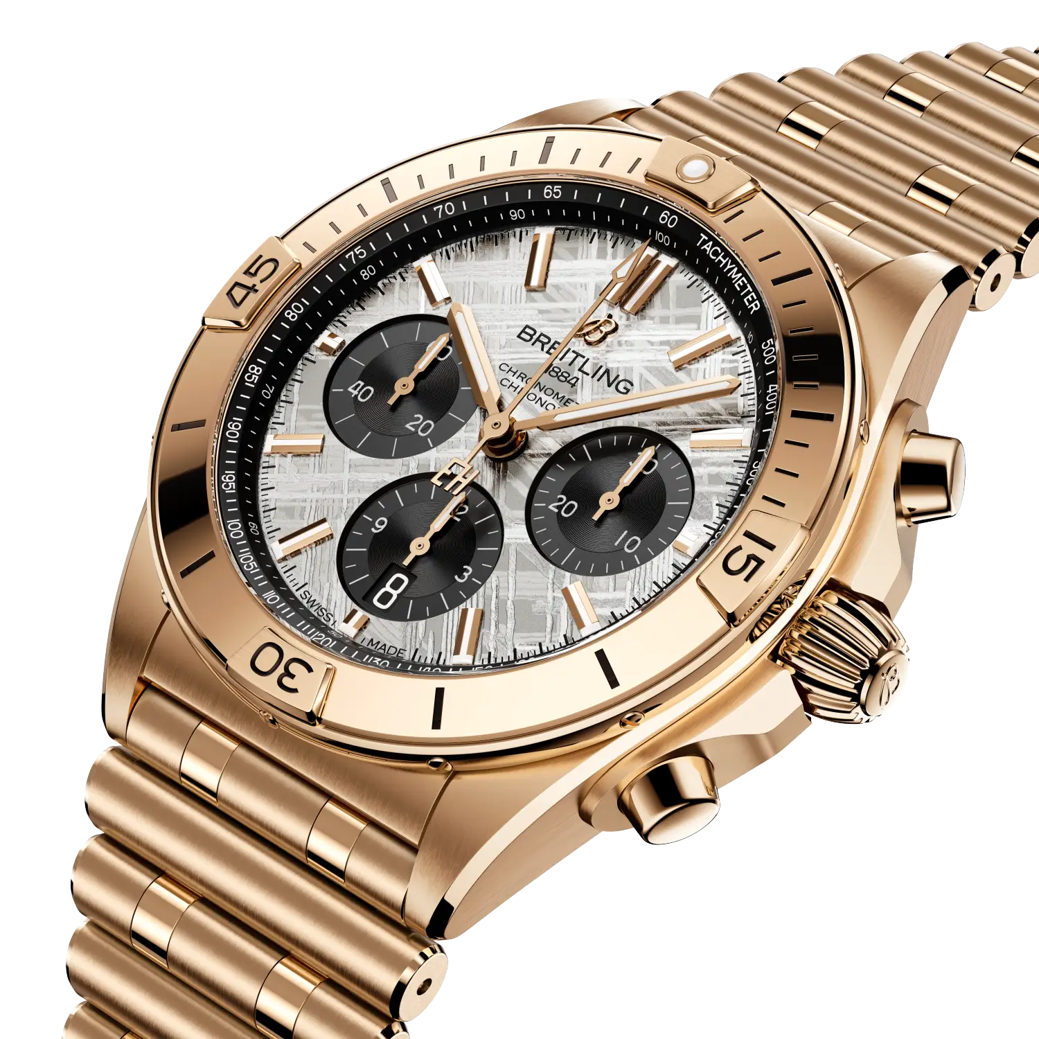 Chronomat B01 42 Erling Haaland- 18K Red Gold (Sold Out) Provident Jewelery