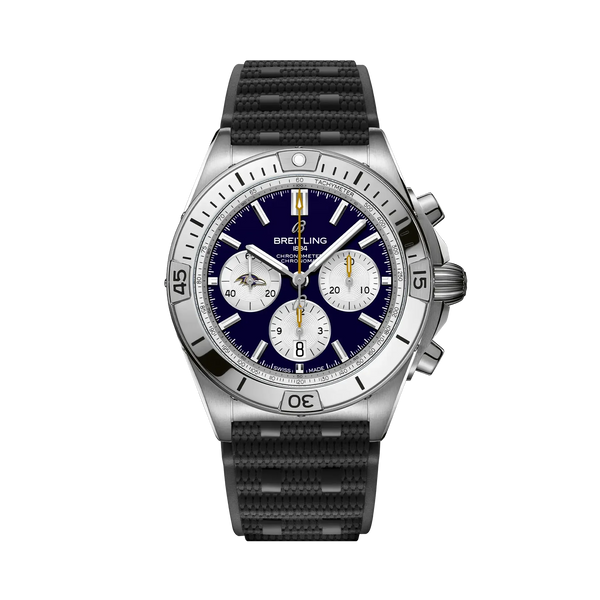 Chronomat B01 42 NFL Baltimore Ravens Edition- Black Strap/ Purple Dial - Provident Jewelry