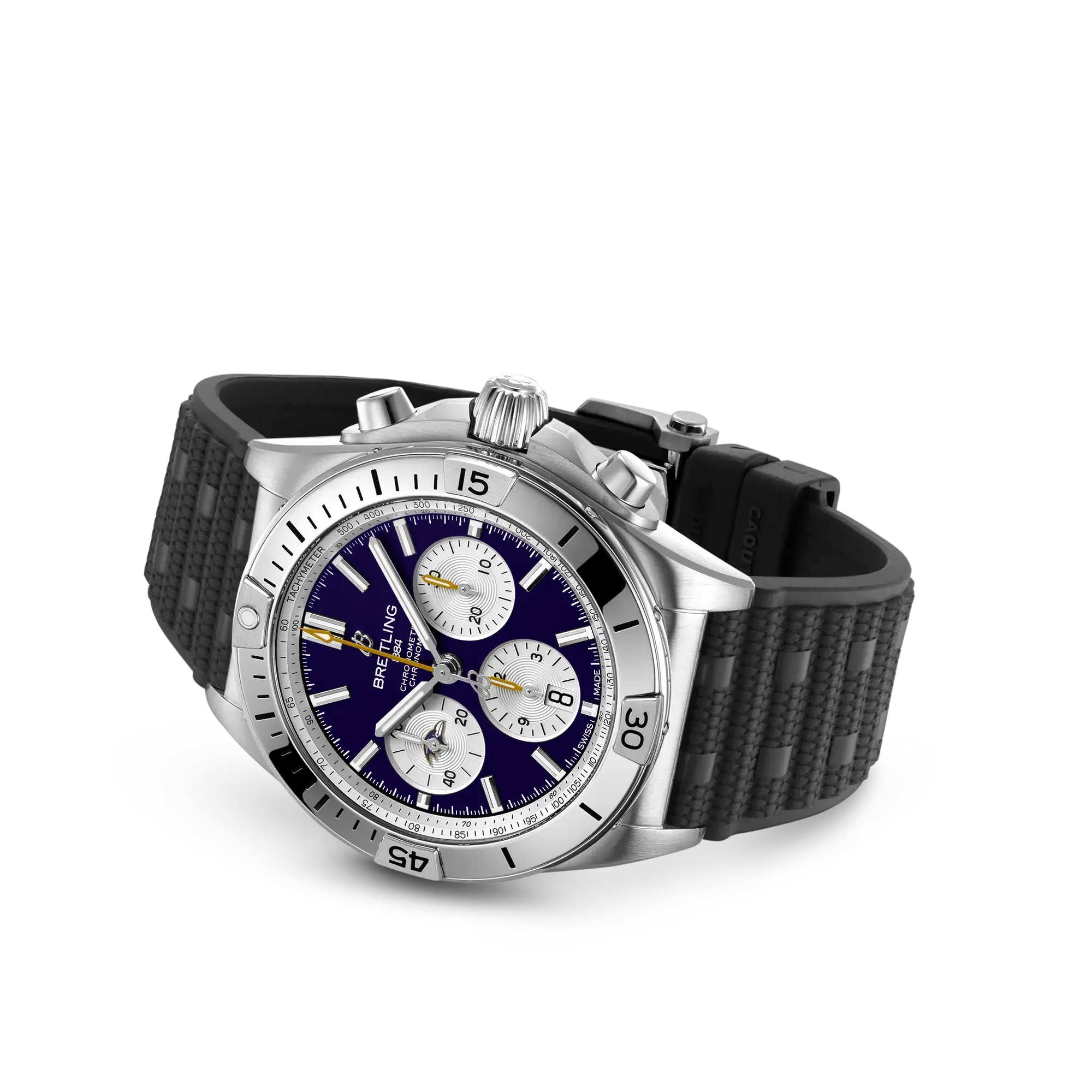 Chronomat B01 42 NFL Baltimore Ravens Edition- Black Strap/ Purple Dial - Provident Jewelry