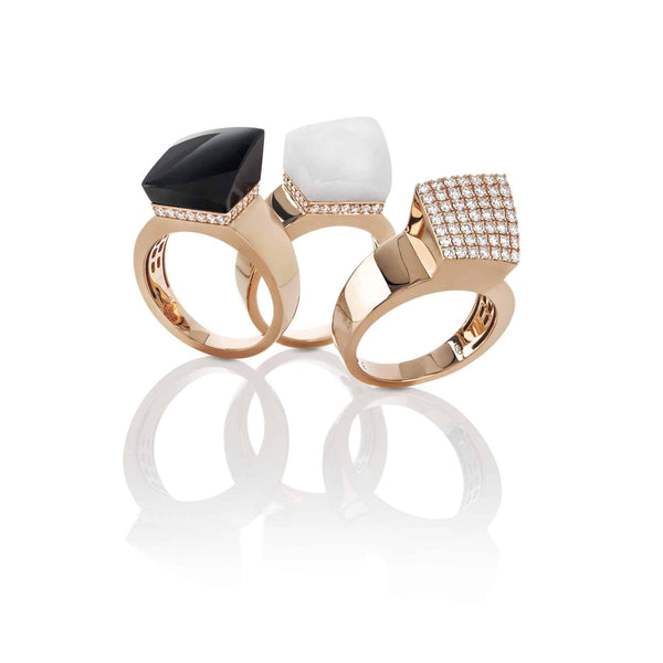 Roberto Coin Sauvage Rose Gold Rings - Provident Jewelry