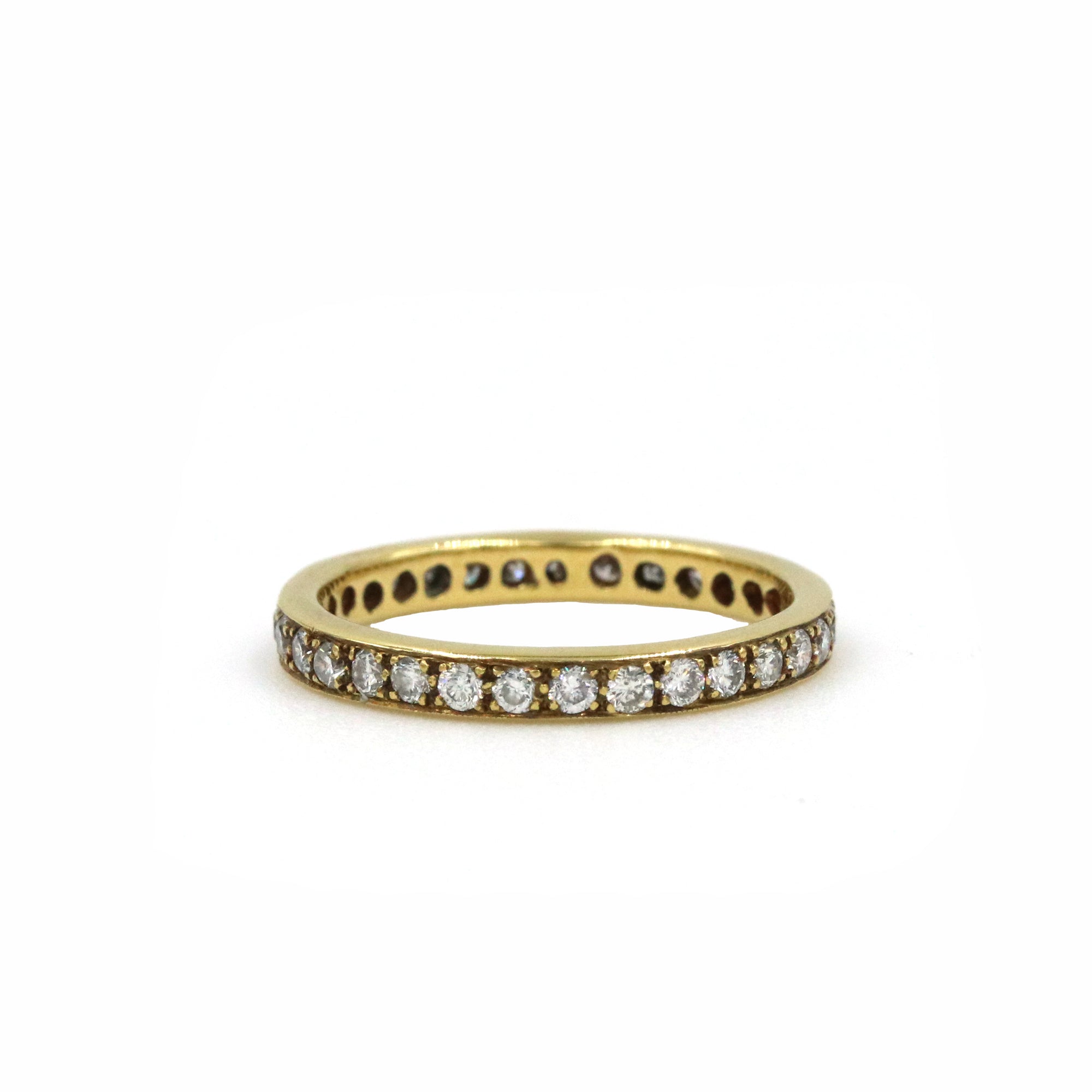 18kt Gold Diamond Eternity Band