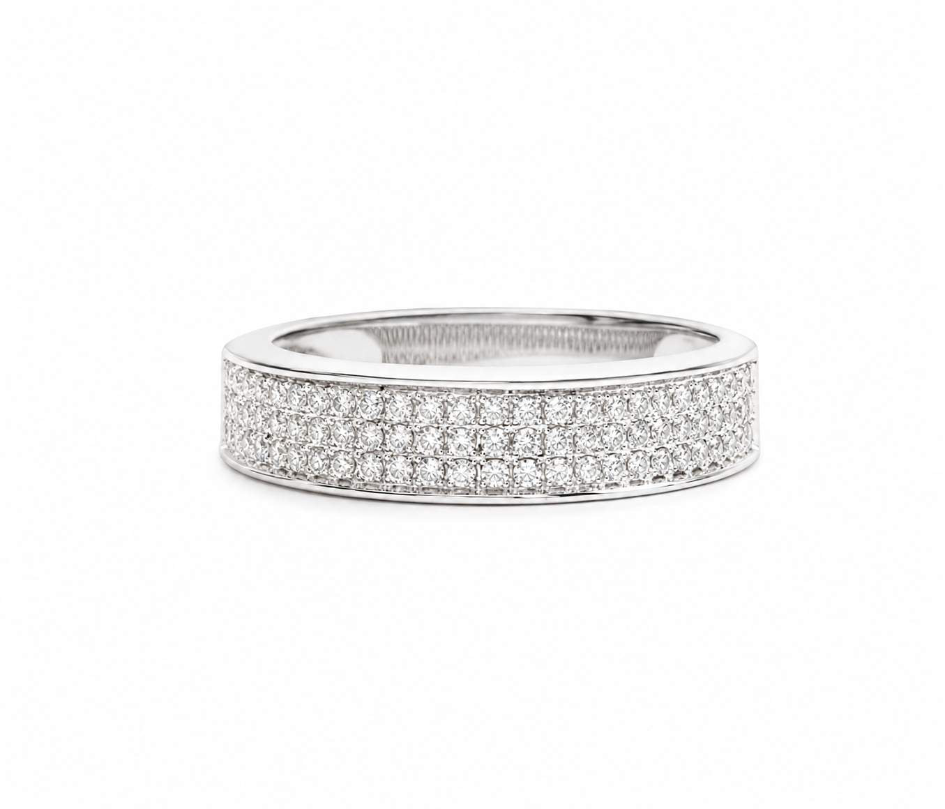 14kt Gold Diamond Pave Band Ring