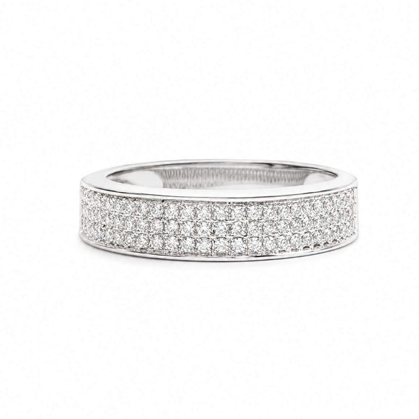 14kt Gold Diamond Pave Band Ring