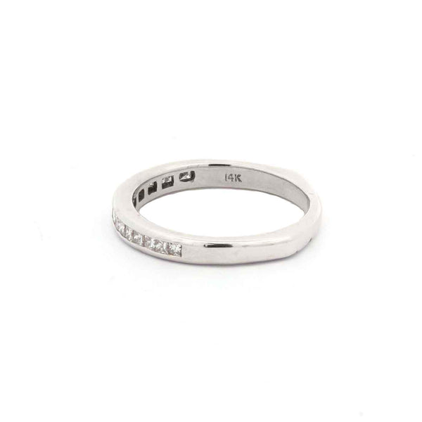 14kt Gold Princess Cut Diamond Band