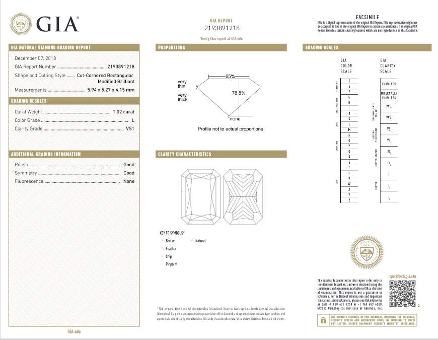 14kt Gold Radiant Cut Diamond Ring
