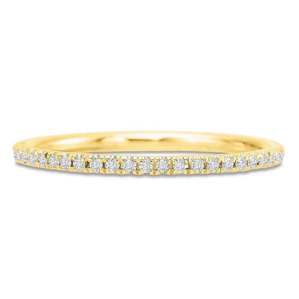 14kt Gold Pavé Diamond Band Ring