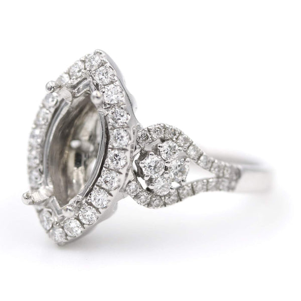 18K Diamond Semi Mounting Provident Jewelery