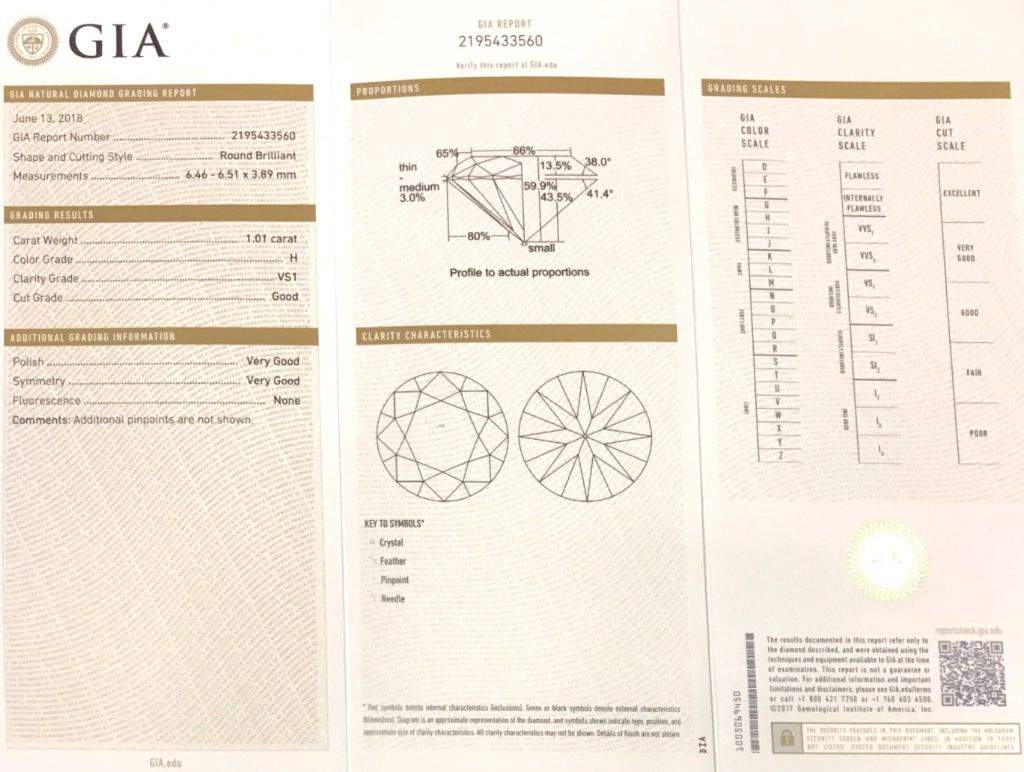 14kt White Gold GIA Certified Round Diamond Stud Earrings