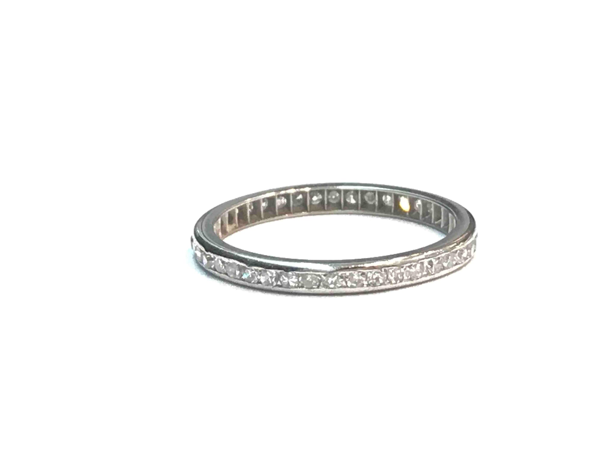 Platinum Diamond Eternity Band