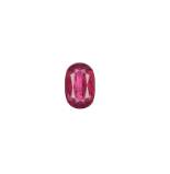 14kt Rose Gold Oval Ruby and Diamond Ring